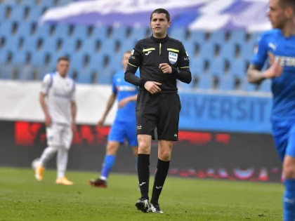 Andrei Chivulete va arbitra la centru meciul dintre UTA și CSU Craiova