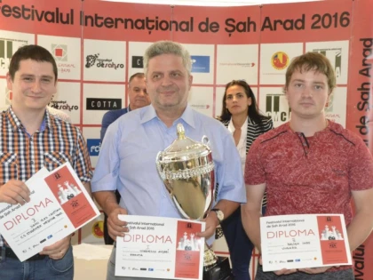 ANDREI ISTRĂŢESCU A CÂŞTIGAT FESTIVALUL DE ŞAH AL ARADULUI