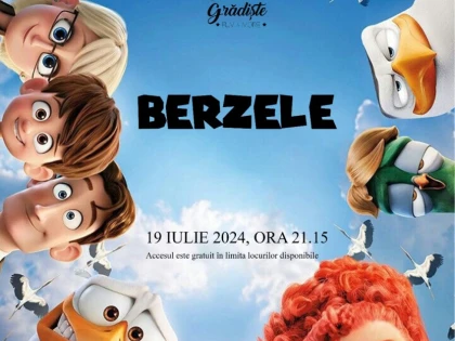 Animația „Berzele“, în grădina de vară de la Cinematograful din Grădiște