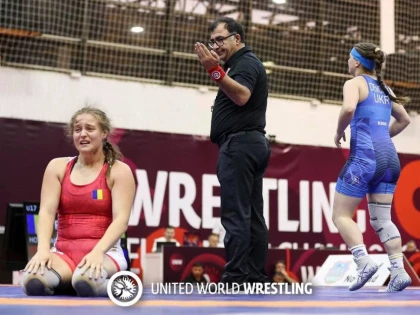 Anna Maria Hotăran a luat locul 5 la Europenele de lupte, categoria sub 17 ani