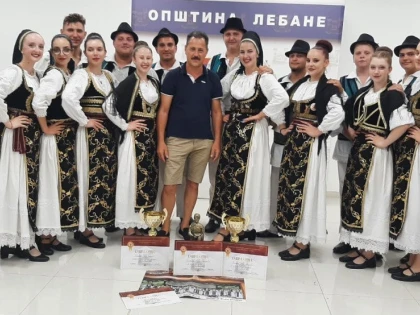 Ansamblul Valea Mureșului, premiul II la Festivalul de Folclor din Leskovac, Serbia