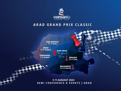 Aproape 350 de șahiști din 30 de țări și 28 de mari maeștri, la Arad Grand Prix Classic!