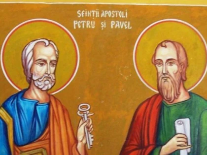 Aproape 500.000 români îşi sărbătoresc onomastica de Sfinţii Apostoli Petru şi Pavel