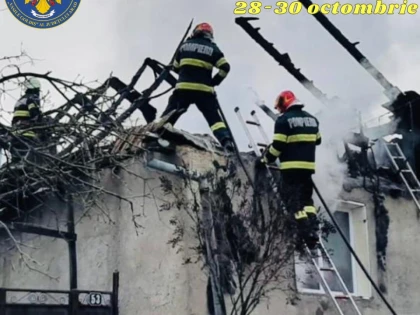 Aproape o sută de intervenții ale echipajelor de salvatori de la ISU Arad, într-o săptămână