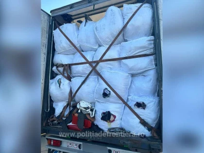 Aproximativ 59 tone deşeuri, oprite la intrarea în țară