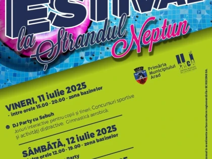 „Arad Estival“ continuă la Ștrandul Neptun