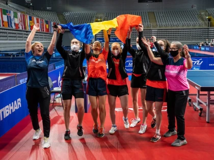 Arădeanca Adela Strună este campioană europeană de junioare la tenis de masă, alături de echipa României!