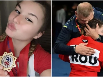 Arădeanca Carolina Szabo este vicecampioană mondială la sambo! Bianca Prodan a luat și ea argintul