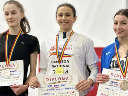 Arădeanca Denise Bejan și-a apărat titlul național la pentathlon, atleții masters rămân în top!