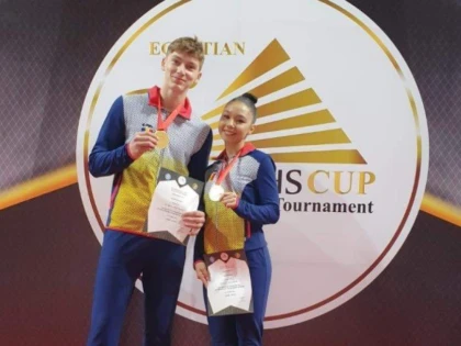 Arădeanul Darius Branda a fost inclus în lotul național de gimnastică aerobică