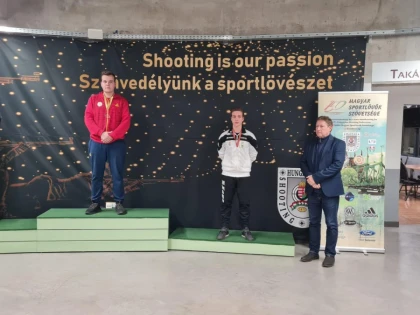Arădeanul Luca Joldea a câștigat proba de pistol a juniorilor, la Openul Ungariei!