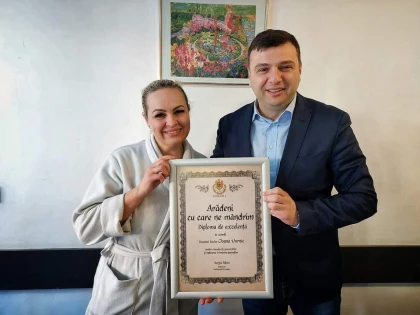 „Arădeni cu care ne mândrim” pentru dr. Vornic, cea care a modernizat un salon al Spitalului Matern