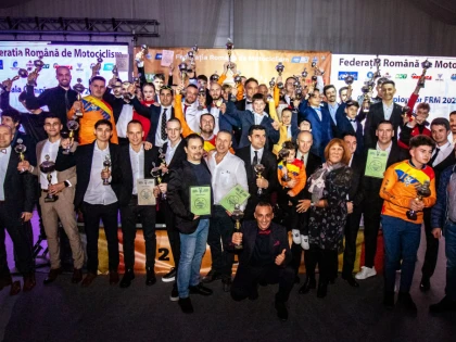 Arădeni premiați în cadrul Galei Campionilor Federației Române de Motociclism