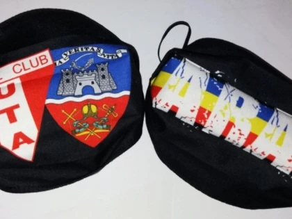 Arădenii îşi pot achiziţiona măşti personalizate cu UTA, de la sediul clubului