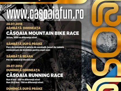 Arădenii sunt invitați în acest weekend la Căsoaia Bike, Run&Fun