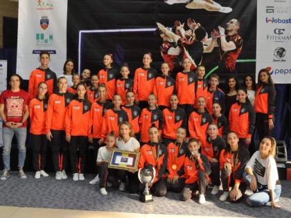 Aradul a strălucit la Naţionalele de gimnastică aerobică (FOTO)
