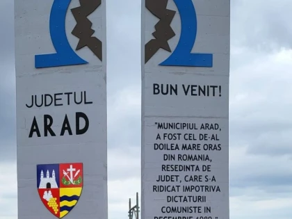 Aradul are noi totemuri, la cinci intrări în județ