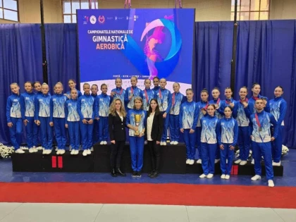 Aradul și-a tăiat partea leului la Naționalele de gimnastică aerobică: CS Municipal a luat șase medalii și locul trei pe cluburi! (FOTO)