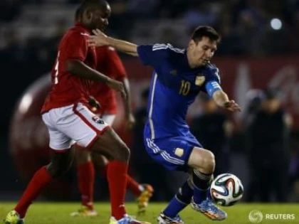 ARGENTINA A CASTIGAT LA SCOR DE FORFAIT IN AMICALUL CU TRINIDAD TOBAGO