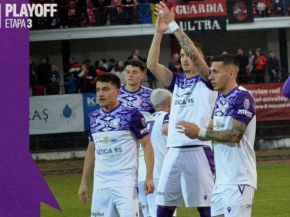 Argeșul păstrează avansul față de Reșița, în lupta pentru promovarea în SuperLiga