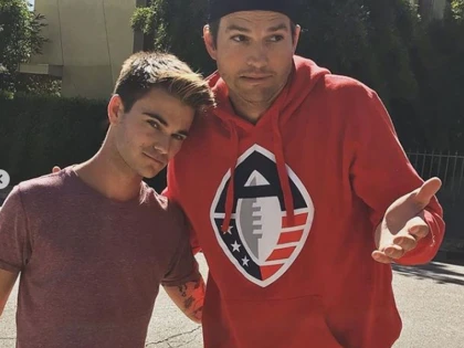 Ashton Kutcher și-a lovit un fan cu mașina