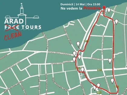 Asociația Turism Alternativ organizează „Arad Clean Tours -Turul curățeniei”   