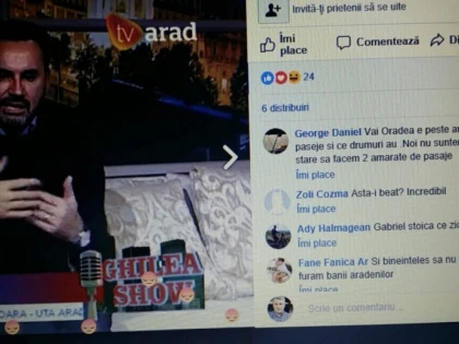 „Ăsta-i beat?”. Arădenii au suspiciuni cu privire la ultima prestaţie a lui Falcă la TV