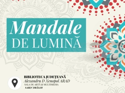Atelier creativ la Bibliotecă: „Mandale de lumină”