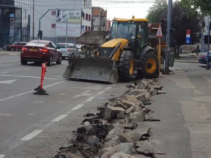 Atenție, șoferi! Mai multe străzi din municipiu sunt în lucru