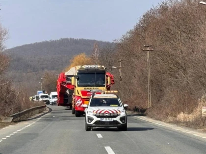 Atenție, șoferi! Un nou transport agabaritic în judeţul Arad