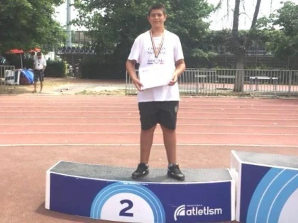 Atlet arădean, dublu medaliat la Naţionalele copiilor