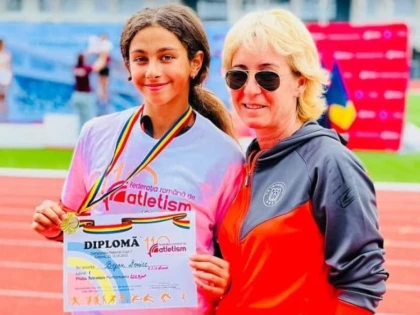 Atleta de la CSU Arad, Denise Bejan este campioană naţională la tetratlon! (FOTO)
