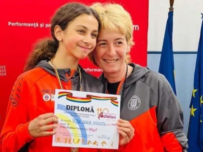 Atleta Denise Bejan, convocată la doar 13 ani sub tricolor