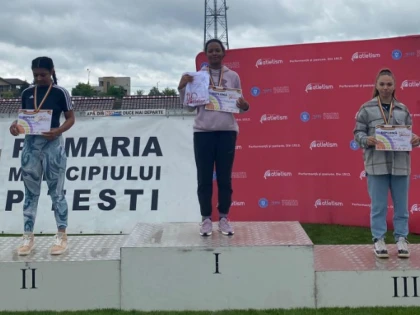 Atleta Vanessa Oriaku este campioană naţională U18 la aruncarea suliţei