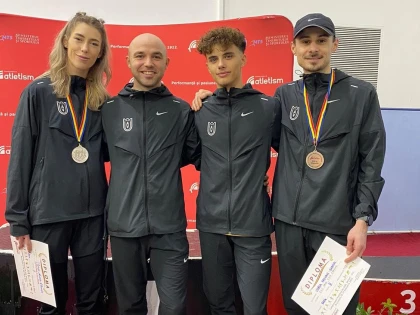Atleții de la CSU Arad, cinci medalii la finala națională indoor! Coman este campion de seniori la 1500 de metri (FOTO)