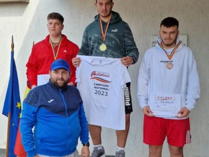 Atleții Gloriei au cucerit patru medalii la competițiile naționale din weekend