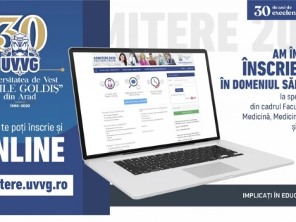 Au început înscrierile online la UVVG, domeniul sănătate
