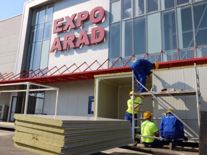 Au început lucrările de amenajare a spitalului de campanie de la Expo Arad