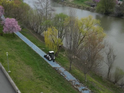 Au început lucrările de modernizare a malurilor Mureșului în municipiul Arad