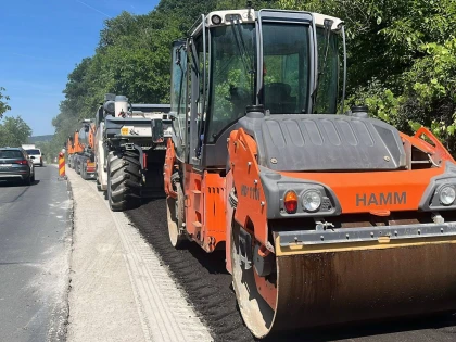 Au început reparațiile pe DN 7 în județul Arad. Trafic dirijat cu semafor între Ilteu și Zam