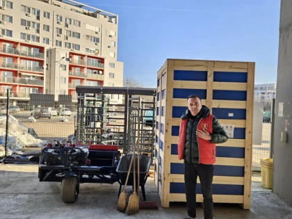 Au sosit turnicheții pentru Arena Francisc Neuman! Ilie Cheșa: „O nouă promisiune îndeplinită!”