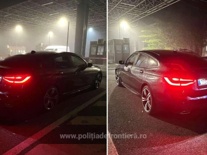 Autoturism de lux căutat de autorităţile din Germania, descoperit la Nădlac II