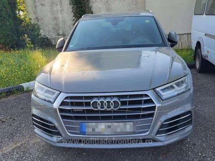 Autoturism de lux dat în urmărire de autoritățile din Germania, descoperit în PTF Vărșand