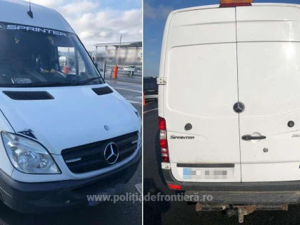 Autoutilitară căutată de autorităţile din Marea Britanie, descoperită de poliţiştii de frontieră de la P.T.F. Nădlac II