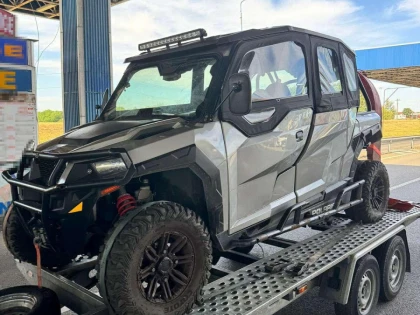 Autovehicul tip ,,Buggy”, căutat de autoritățile din Belgia, descoperit de polițiștii de frontieră de la Nădlac