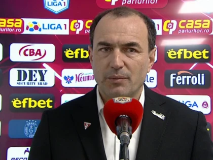 Badea a văzut un joc bun al UTA-ei: "Toată echipa a avut cifre, dar nu am marcat!"
