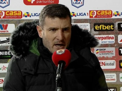Balint a izbucnit la adresa arbitrajului din meciul cu Dinamo: "Suntem cei mai dezavantajaţi"