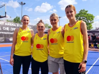 Baschetbalistele Aradului au fost finaliste la turneul 2 Sport Arena, parte din Liga Națională 3x3