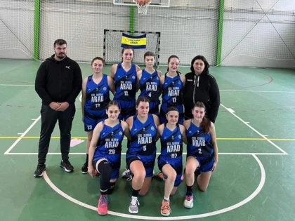 Baschetbalistele Gloriei Arad joacă la turneu final național U18