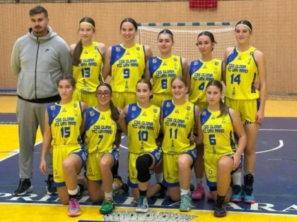 Baschetbalistele sub 16 ani de la CSȘ Gloria Arad au un traseu perfect în faza zonală